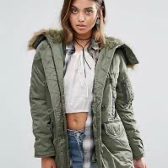 Denim & Supply Ralph Lauren Coat, Parka Millitary Jacket Small - Picture 12 of 12